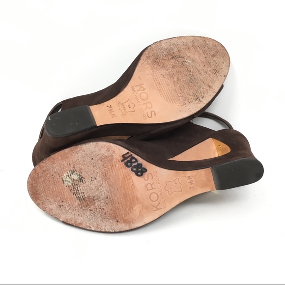 michael kors open toe shoes